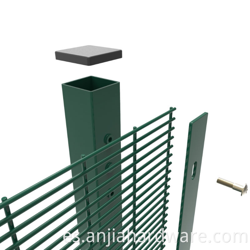 powder coated security fence